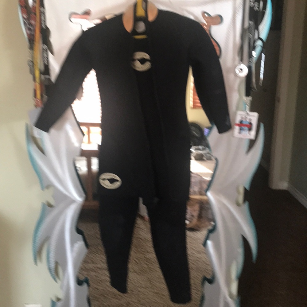 2 piece Catalina Divers supply wetsuit